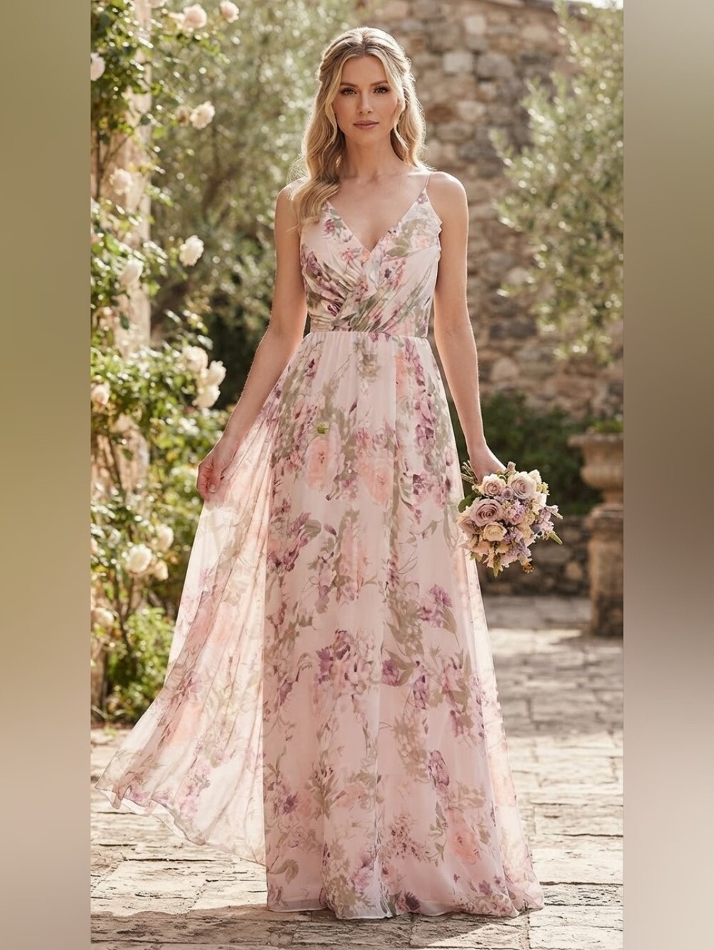 Jenny Yoo Floral Dress